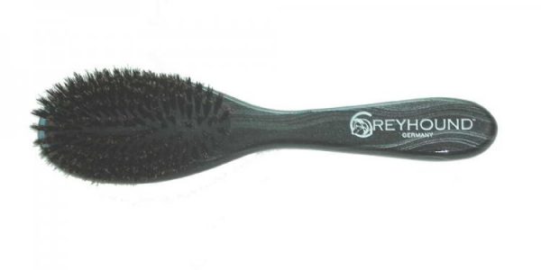 MEDIUM 100% NATURAL BOAR BRISTLE BRUSH GREYHOUND ASHLEY CRAIG