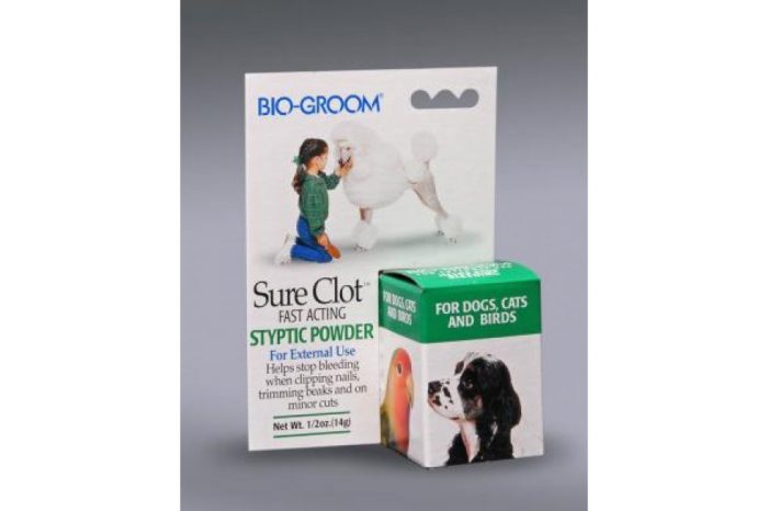 Bio Groom Dog Nail Clotting Powder BIO-GROOM Sure Clot Fast Acting