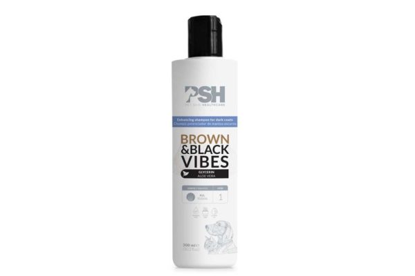 PSH Brown en Black Vibes Hondenshampoo 300 ml.